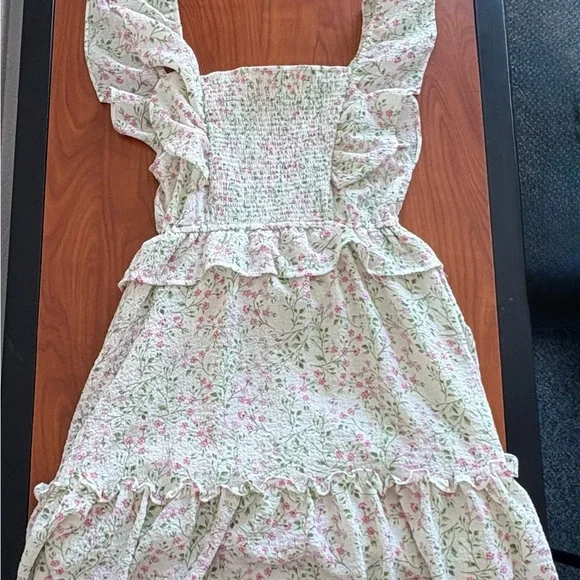 Floral Ruffle Dress - Picture 6 of 6